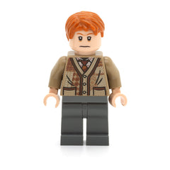 LEGO hp211 - Arthur Weasley (Dark Tan Sweater, Dark Bluish Gray Legs)