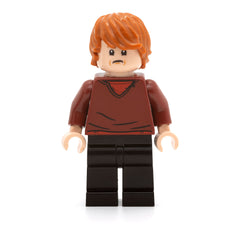 LEGO hp214 - Ron Weasley (Dark Red Sweater, Black Legs)