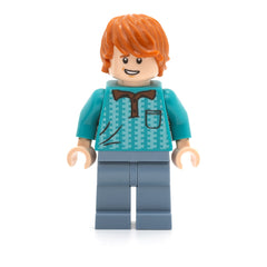 LEGO hp231 - Ron Weasley (Dark Turquoise Polo Shirt)