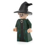 LEGO hp274 - Professor Minerva McGonagall (Dark Green Robe over Black Dress, Hat with Hair)