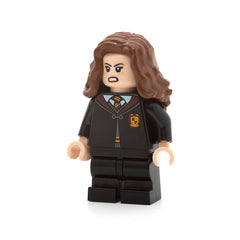 LEGO hp331 - Hermione Granger (Gryffindor Robe Clasped, Sweater, Shirt and Tie, Black Medium Legs)