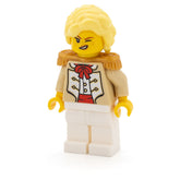 LEGO idea228 - Camilla - Admiral's Daughter, Tan Coat, White Legs, Pearl Gold Epaulettes