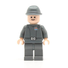 LEGO sw0154 - Imperial Officer (Captain / Commandant / Commander) Cavalry Kepi, Standard Grin