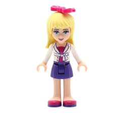 LEGO frnd042a - Friends Stephanie (Dark Purple Skirt, Magenta Top with White Jacket, Magenta Bow)