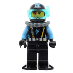 LEGO aqu026 - Aquaraider Diver 9 (Black Flippers)