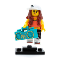 LEGO col20-2 - Breakdancer, Series 20 (Set mit Stand und Zubehör)