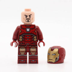LEGO sh0621 - Mr. Freeze (Pearl Dark Gray, Neck Bracket with 4 Angled Handles)
