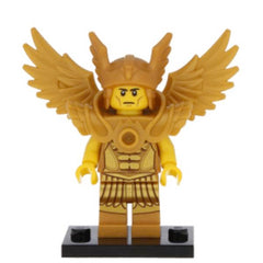 NEW - LEGO col15-06 - Flying Warrior, Series 15 (Set mit Stand und Zubehör)
