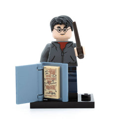 LEGO colhp2-1 - Harry Potter, Harry Potter, Series 2 (Set mit Stand und Zubehör)
