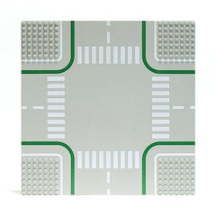 LEGO Platte 2361p01 (Straßenplatte Kreuzung)