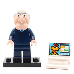 NEW - LEGO coltm-10 - Statler, The Muppets (Set mit Stand und Zubehör)