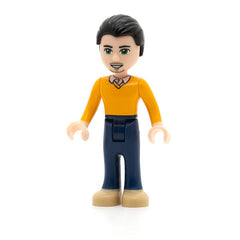 LEGO frnd092 - Friends Luis (Dark Blue Trousers, Bright Light Orange Sweater)