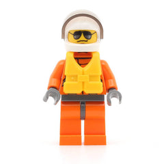 LEGO cty0417 - Coast Guard City (Helicopter Pilot, Life Jacket)