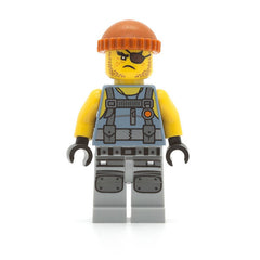 LEGO njo0380 - Shark Army Thug (Tank Top, Large Knee Plates)