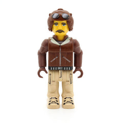 LEGO js008 - Aviator (Tan Pants and Brown Jacket)