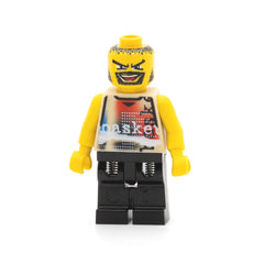 LEGO nba049 - Basketball Street Player, Tan Torso and black Legs