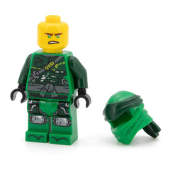 LEGO njo0597 - Lloyd - Hunted Robe, Green Wrap Type 4