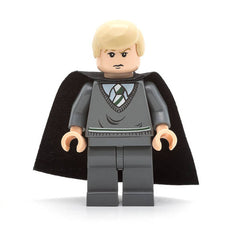 LEGO hp024 - Draco Malfoy (Dark Bluish Gray Sweater, Cape)