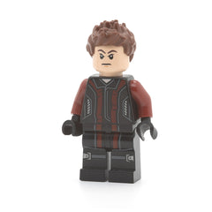 LEGO sh0172 - Hawkeye (Black and Dark Red Suit, Reddish Brown Spiked Hair)