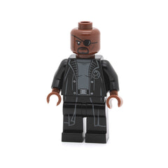 LEGO sh0585b - Nick Fury (Gray Sweater and Black Trench Coat, No Shirt Tail)