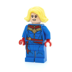 LEGO sh0639 - Captain Marvel (Bright Light Yellow Hair)