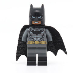 LEGO sh0204 - Batman (Dark Bluish Gray Suit, Gold Belt, Black Hands, Spongy Cape, Black Boots)