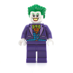 LEGO sh0206 - The Joker (Medium Azure Vest, Lime Bow Tie, Large Smile / Smirk)