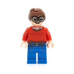 LEGO sh0464 - Dick Grayson (Red Sweater with Dark Red Robins)