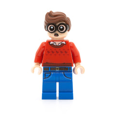 LEGO sh0464 - Dick Grayson (Red Sweater with Dark Red Robins)