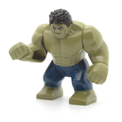 LEGO sh0577 - Hulk Big Figure (Black Hair and Dark Blue Pants)