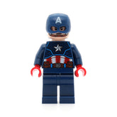 LEGO sh0686 - Captain America (Dark Blue Suit, Red Hands, Helmet)