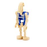 LEGO sw1338 - Battle Droid Pilot (Blue Torso with Tan Insignia and Chest Badge, Angled Arm and Straight Arm)