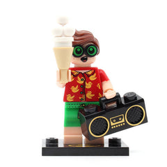 LEGO coltlbm2-08 - Vacation Robin, The LEGO Batman Movie, Series 2 (Set mit Stand und Zubehör)