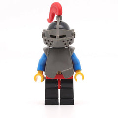 LEGO cas170 - Breastplate (Armor over Red, Black Helmet, Dark Gray Visor, Red Plume)