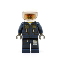 LEGO cty0267 - Forest Police (Helicopter Pilot, Dark Blue Flight Suit with Badge, Helmet