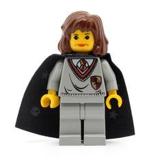 LEGO hp002 - Hermione Granger (Gryffindor Shield Torso, Black Cape with Stars)