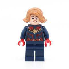 LEGO sh0555 - Captain Marvel (Medium Nougat Hair)