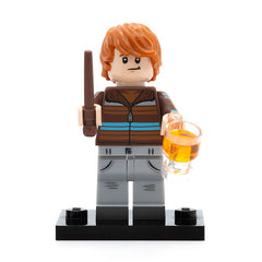 LEGO colhp2-4 - Ron Weasley, Harry Potter, Series 2 (Set mit Stand und Zubehör)