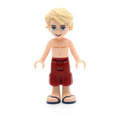 LEGO frnd265 - Friends Mason (Dark Red Shorts, Shirtless)