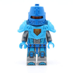 LEGO nex039 - Nexo Knight Soldier (Dark Azure Armor, Blue Helmet with Eye Slit, Blue Hands)