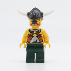 LEGO vik017 - Viking Warrior 6a (Dark Green Hips and Legs)