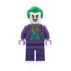 LEGO sh0901 - The Joker (Dark Turquoise Bow Tie, Plain Legs, Hair)