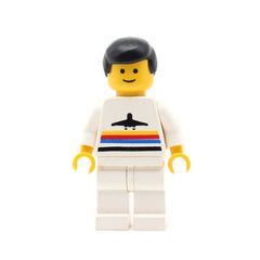 LEGO air012 - Airport (Classic, White Legs, Black Male Hair)