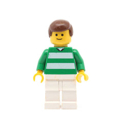 LEGO soc092 - Soccer Player (Green & White Team #10 on Back)