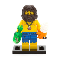 LEGO col21-3 - Shipwreck Survivor, Series 21 (Set mit Stand und Zubehör)