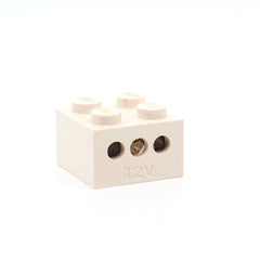 LEGO 08010bc01 - Licht Brick 12V diffuses Glas (Weiß)