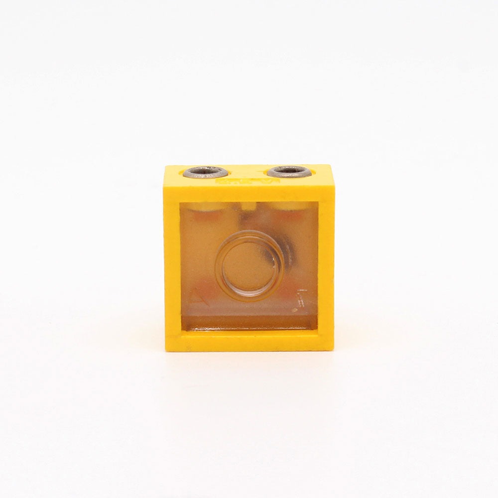 LEGO 08010cc01 - Licht Brick 4.5V 2 x 2 (2 Plug Holes, Trans-Clear Smooth Lens, Yellow)
