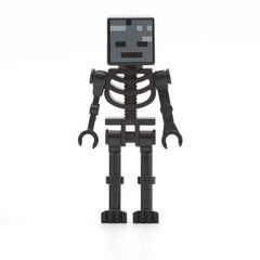 LEGO min090 - Skeleton (Minecraft Wither, Black Head, Bent Arms)