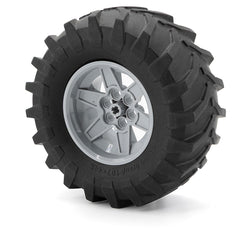 LEGO 15038c05 - Rad 56mm x 34mm Technic Racing Medium, 6 Pin Holes, mit schwarzen Reifen 107 x 44 (15038 / 23798)