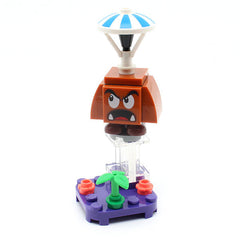 LEGO char02-5 - Parachute Goomba, Super Mario, Series 2 (Set mit Stand und Zubehör)